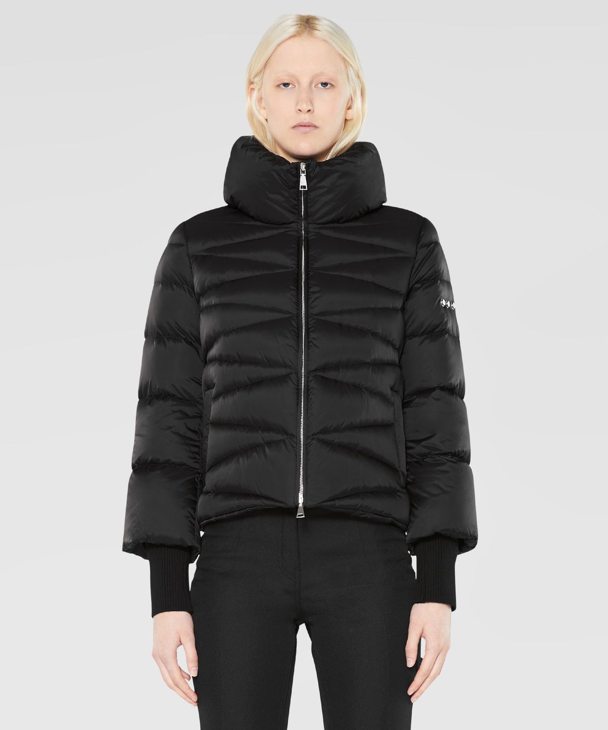 에이디디(ADD) DOWN JACKET WITH DETACHABLE KNIT CUFF (BLACK) [8AW220]