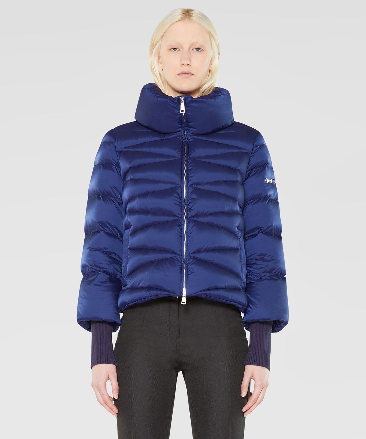 에이디디(ADD) DOWN JACKET WITH DETACHABLE KNIT CUFF (NAVY) [8AW220]