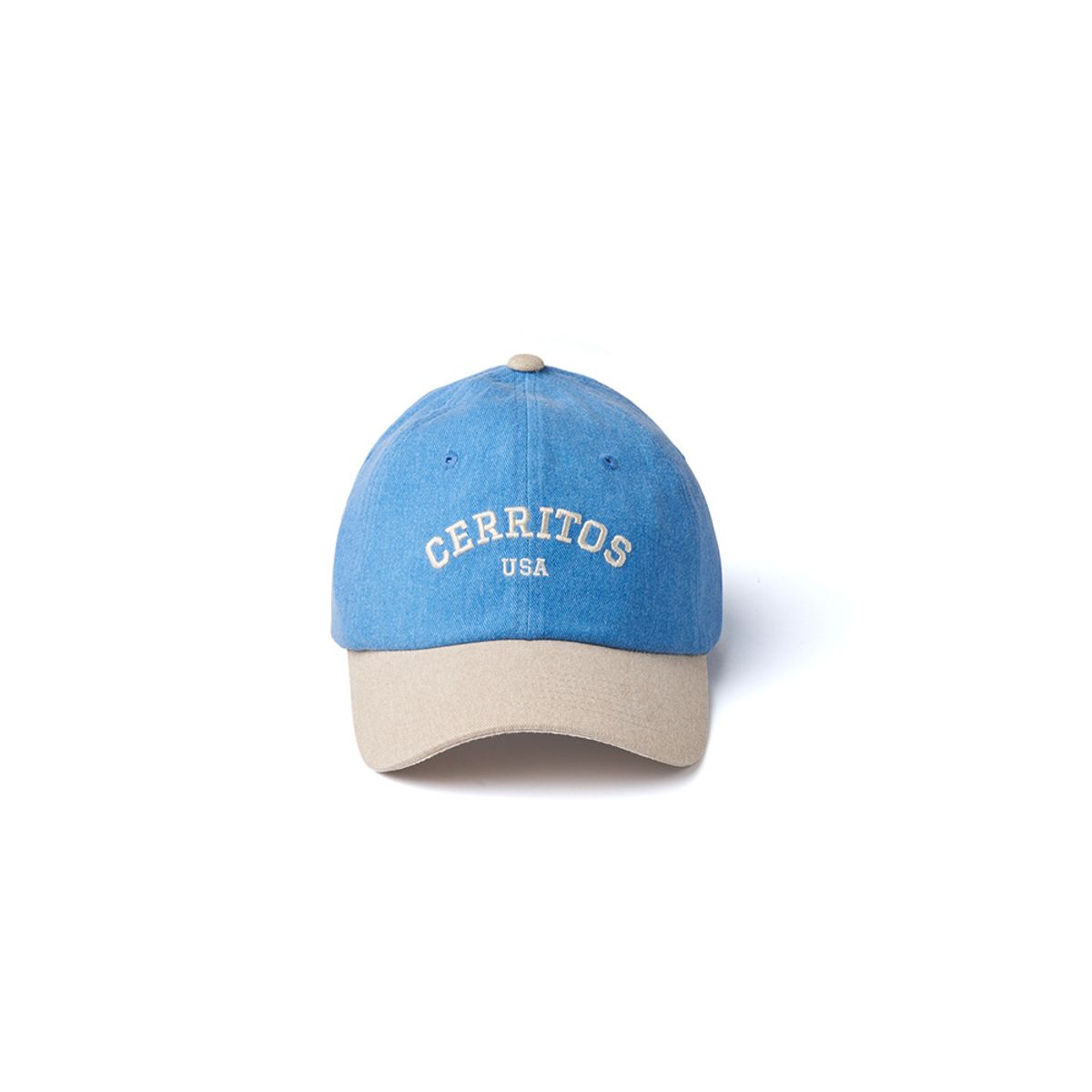 호텔세리토스(HOTEL CERRITOS) Cerritos TwoTone Ball Cap [Blue-Beige]