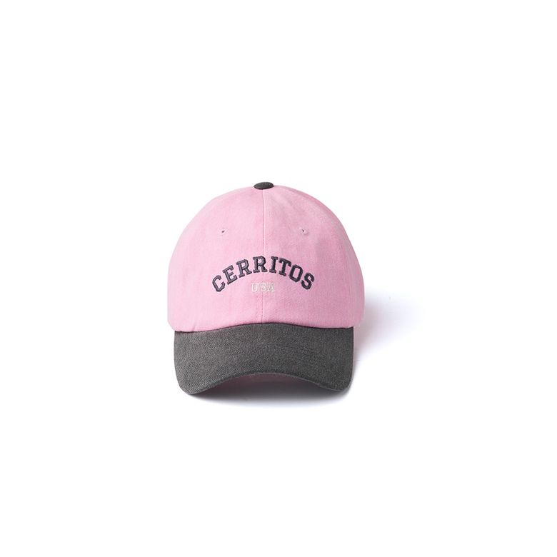 Cerritos TwoTone Ball Cap [Pink-Charcoal]
