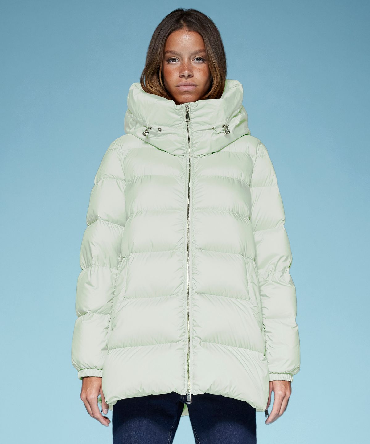 에이디디(ADD) HOODED DOWN JACKET (MINT) [8AW443]