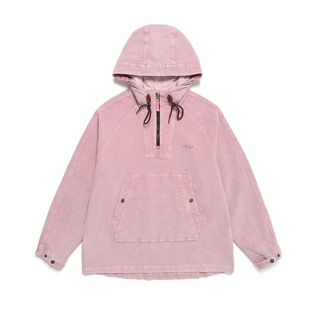 나우(nau) 가먼트다잉 코듀로이 아노락 2 Dusty Pink