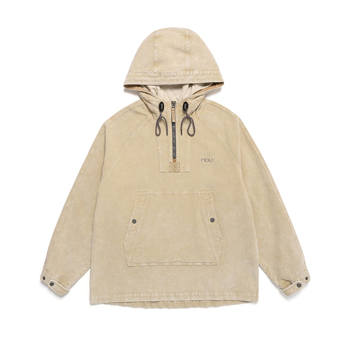 나우(nau) 가먼트다잉 코듀로이 아노락 2 Beige
