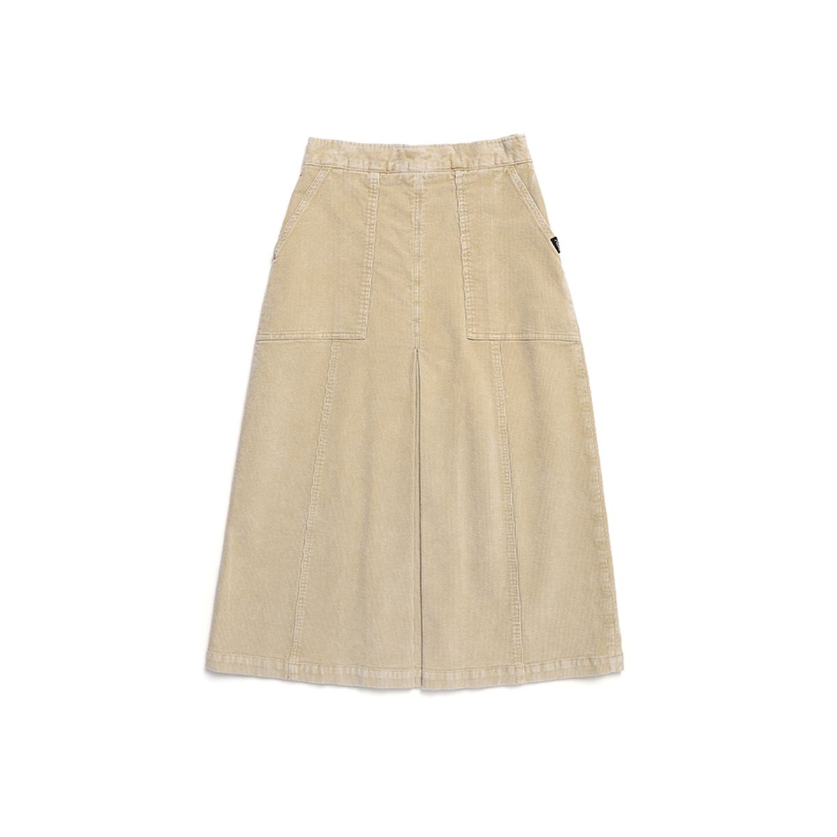 나우(nau) W 가먼트다잉 코듀로이 스커트 Beige