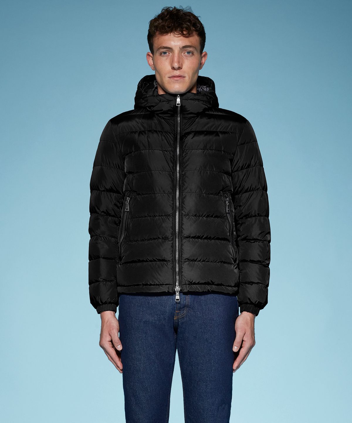 에이디디(ADD) WINDBREAKER WITH DOWN PADDING (BLACK) [8AM003]