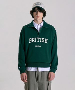 남성 브리티쉬 반집업 티셔츠 BNDTS448M