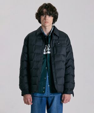 남성 셔츠형 다운 패딩점퍼 BNDDU422M