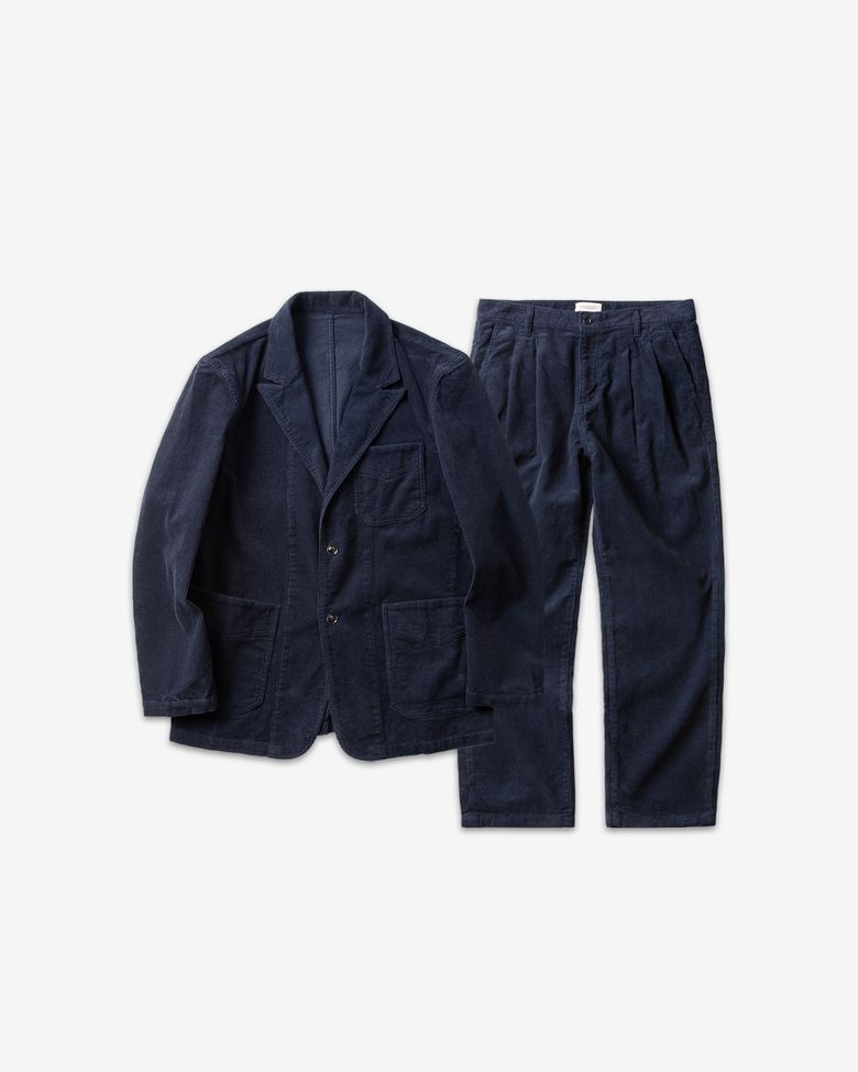 Tura Corduroy Washed Set-up (Blue)