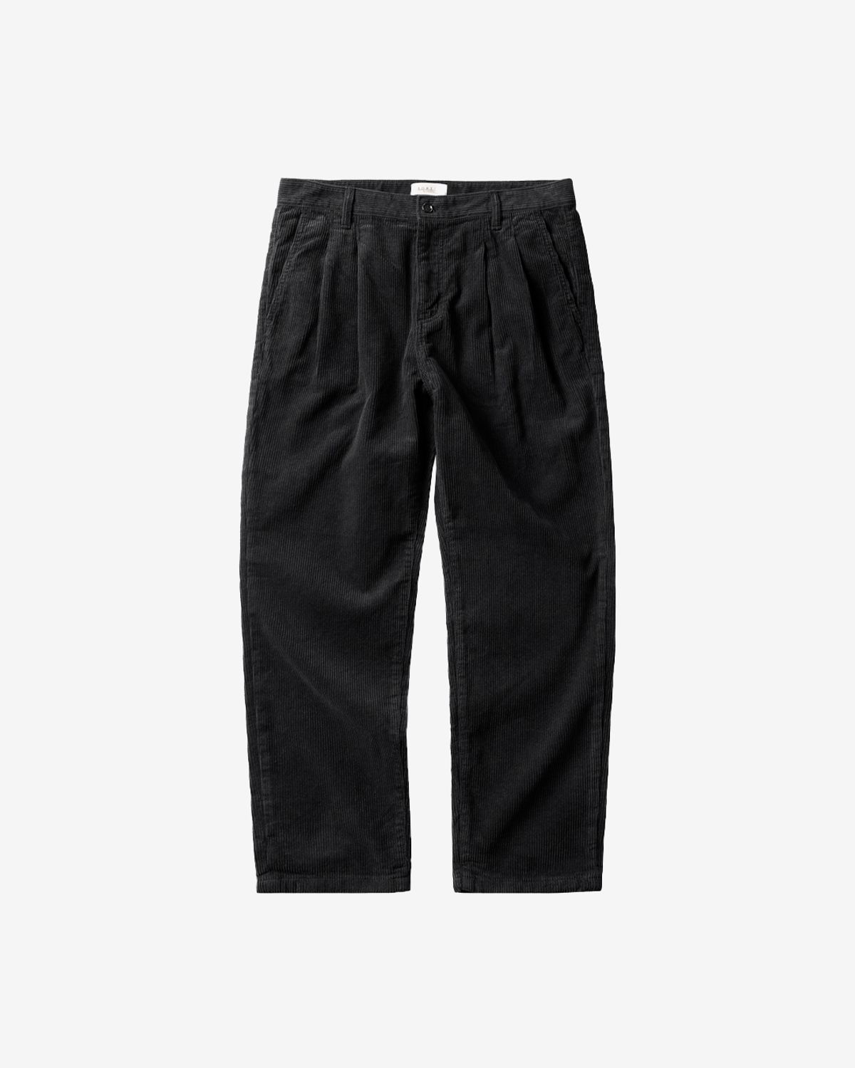 솔티(SORTIE) Tura Corduroy Washed Trousers (Black)