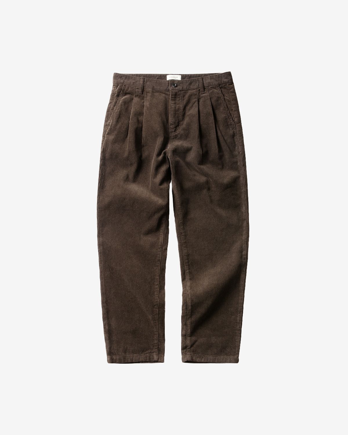 솔티(SORTIE) Tura Corduroy Washed Trousers (Brown)