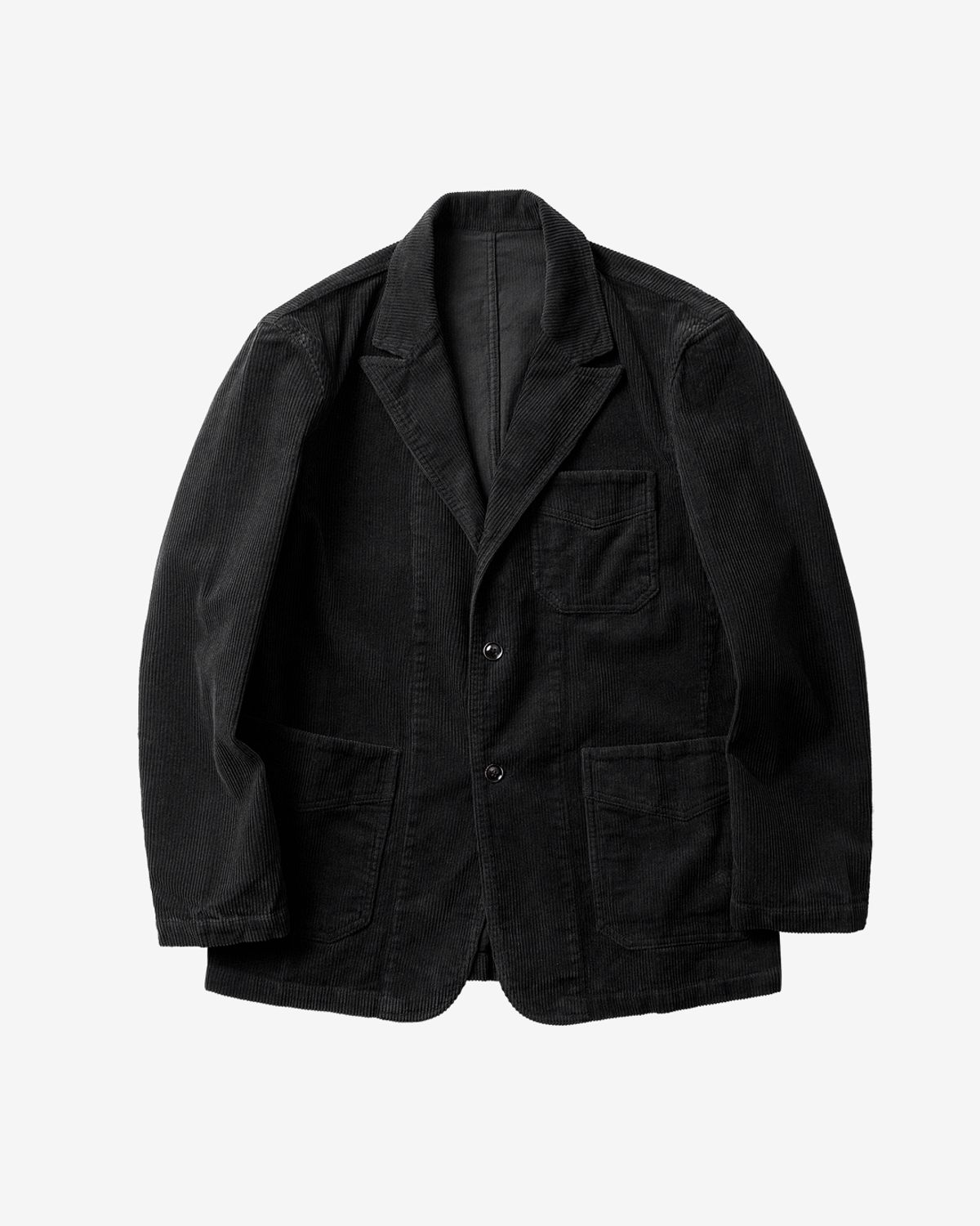 솔티(SORTIE) Tura Corduroy Washed Jacket (Black)