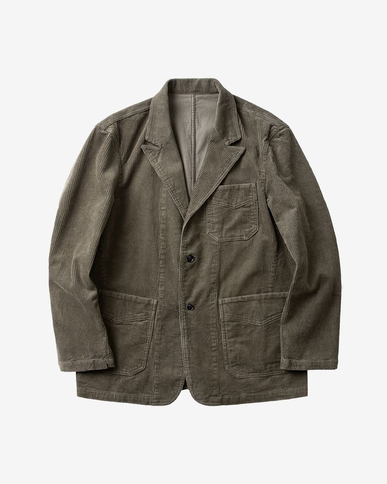 Tura Corduroy Washed Jacket (Light Khaki)