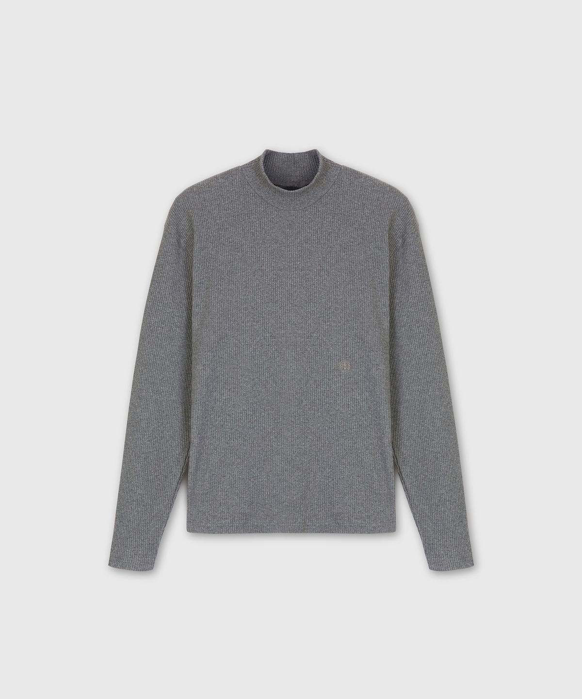 타일레(TAILLE) INSIGNIA RIB MOCK NECK TOP MARBLE