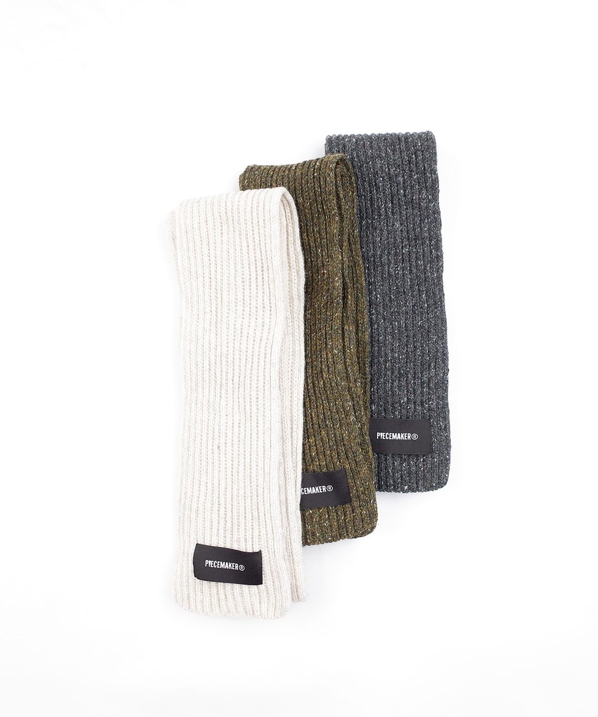 피스메이커(PIECE MAKER) LAMBSWOOL PETIT KNIT MUFFLER (3COLORS)