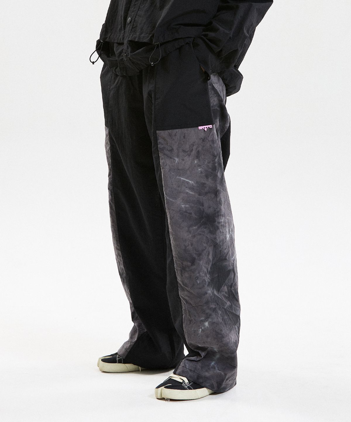 슈브토(SHVTO) Tie dye gray baggy pant