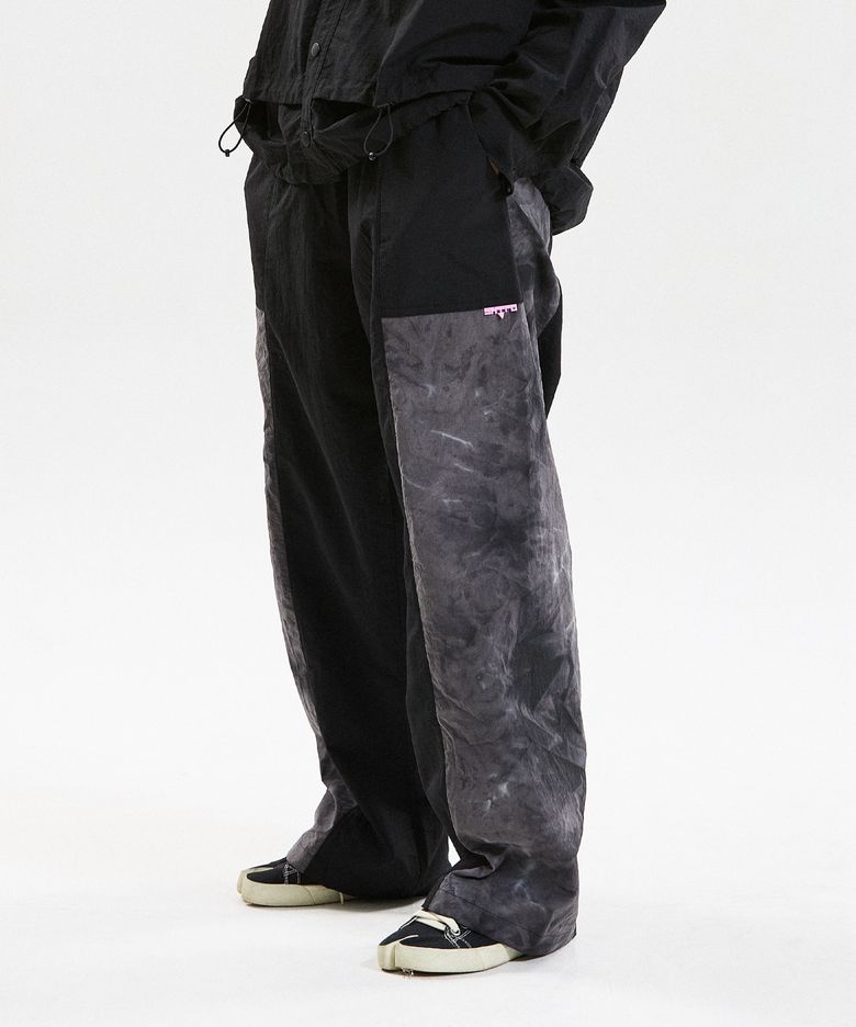Tie dye gray baggy pant