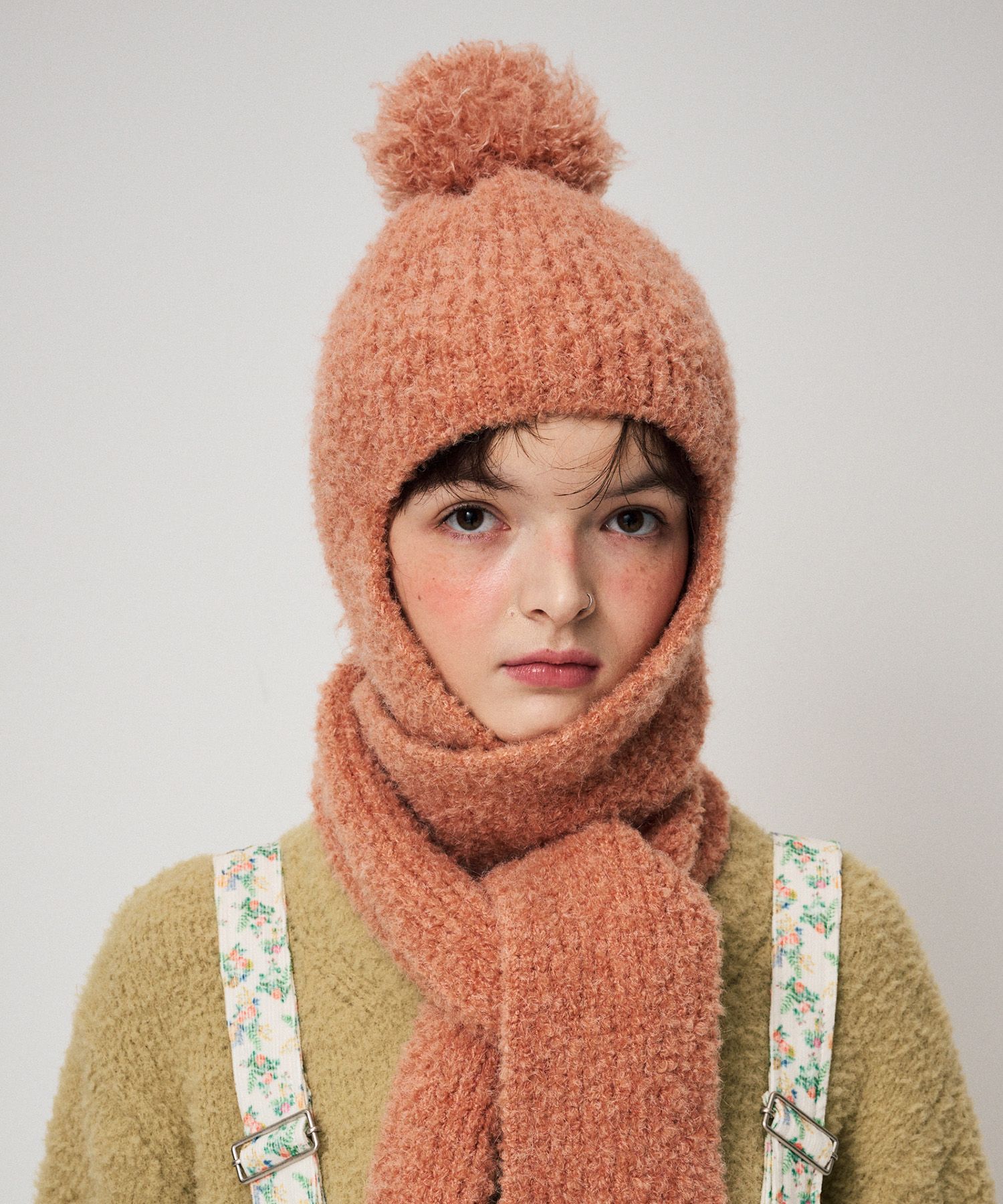 【FUNFROMFUN】BOUCLE BALACLAVA MUFFLER ★韓国人気★ 追跡付 MUSINSA公式 | FUNFROMFUN BOUCLE BALACLAVA MUFFLER, APRICOT