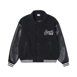 남여공용 소매배색 카라 바시티점퍼[BLACK](UZ9UJ8A_39)