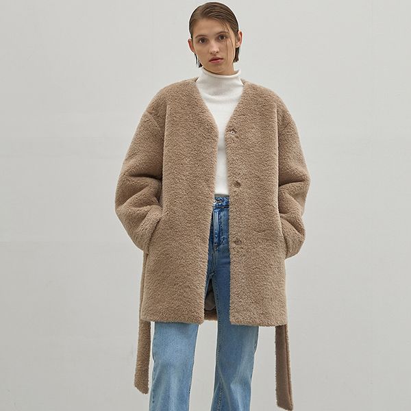 MUSINSA公式 | ATELIER NAIN Kaibe Fake Fur Half Jacket S (JK-2906)