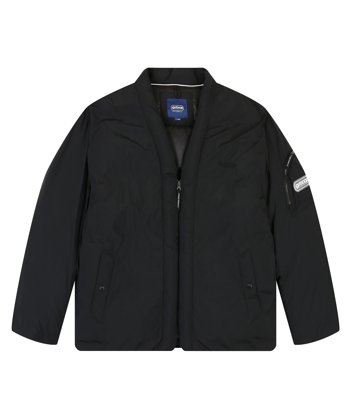아웃도어 프로덕츠(OUTDOOR PRODUCTS) 머스코비 논카라 다운 자켓 MUSCOVY NON-COLLAR DOWN JACKET