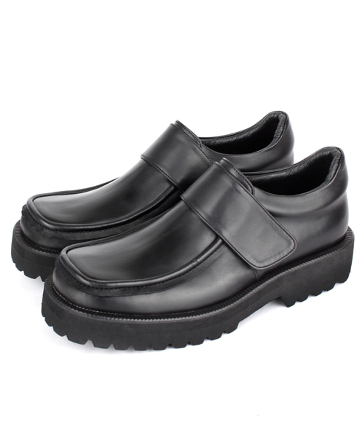 데이빗스톤(DAVID STONE) DAVID STONE SQUARE TOE STRAP MOC SHOES