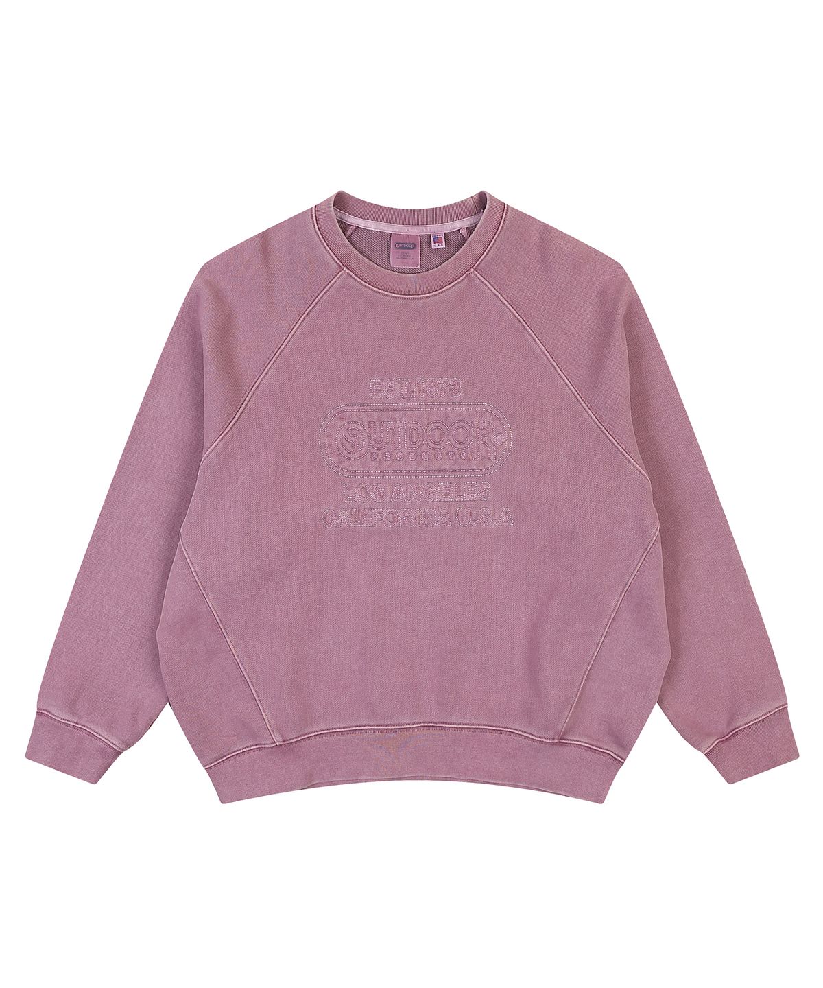 아웃도어 프로덕츠(OUTDOOR PRODUCTS) 스티치 로고 스웻셔츠 STITCHED LOGO SWEAT SHIRTS