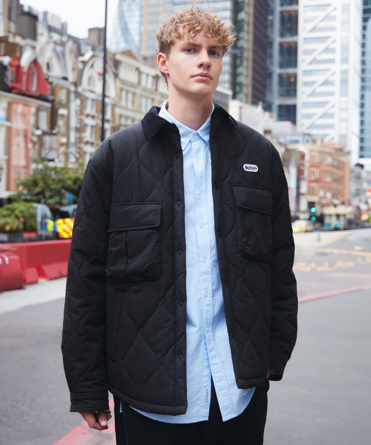 아웃도어 프로덕츠(OUTDOOR PRODUCTS) 허그포켓 퀼팅 셔츠 자켓 HUG POCKET QUILTED SHIRT JK