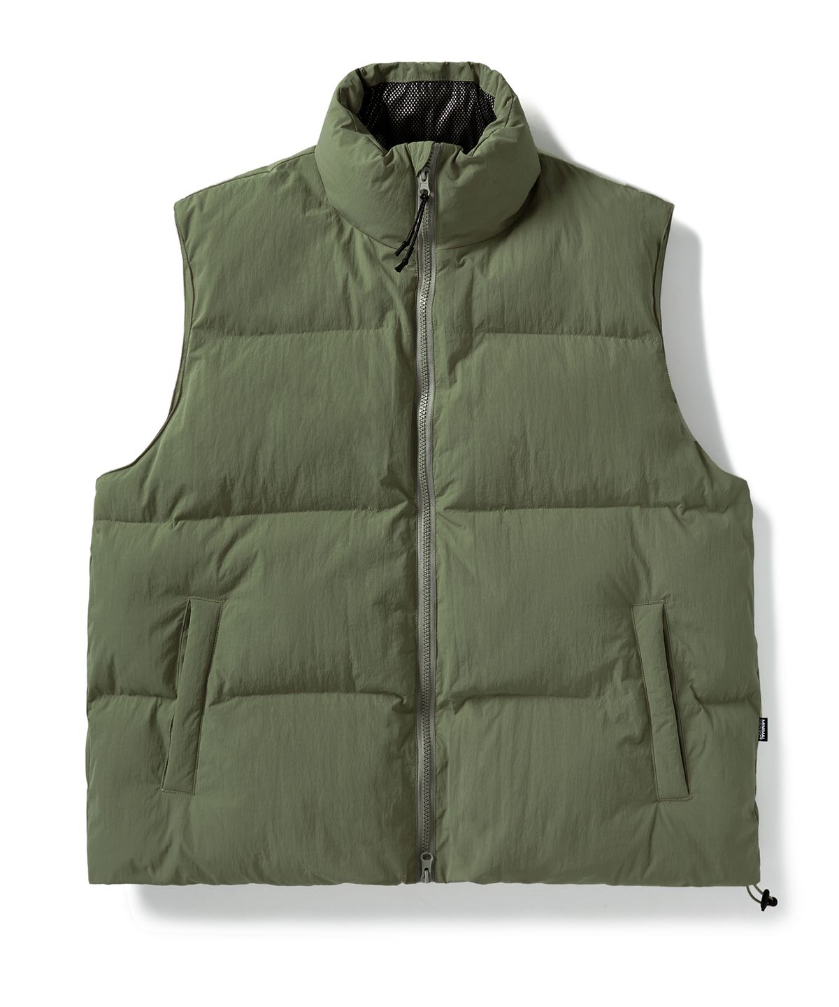 미니멀프로젝트(MINIMALPROJECT) MNMP 하이넥 패딩 베스트 MVT102 [KHAKI]