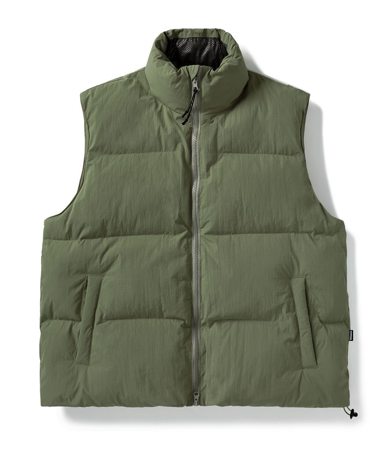 MNMP 하이넥 패딩 베스트 MVT102 [KHAKI]