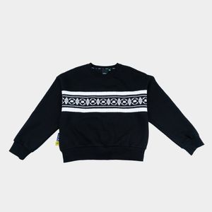 [daub X 효정] 여성 노르딕 맨투맨_BLACK