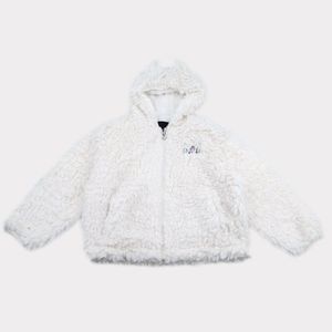 [daub X 효정] 여성 FUR후디집업_WHITE