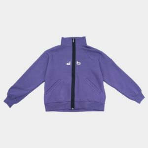 유니 저지 셋업 자켓_VIOLET