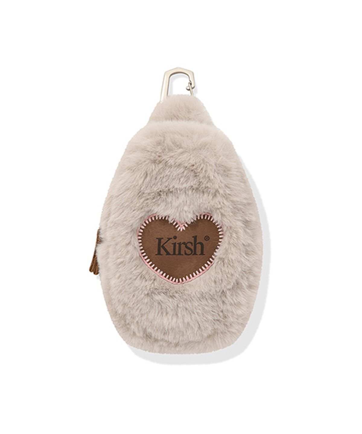 키르시(KIRSH) 카라비너 퍼 미니 백 [블랙/화이트]