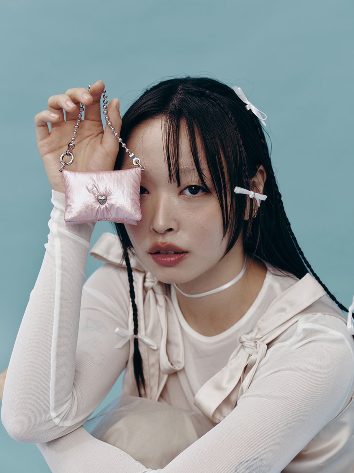 하이칙스(HIGH CHEEKS) Heart Lock Airpods Case_HC239OAI001M