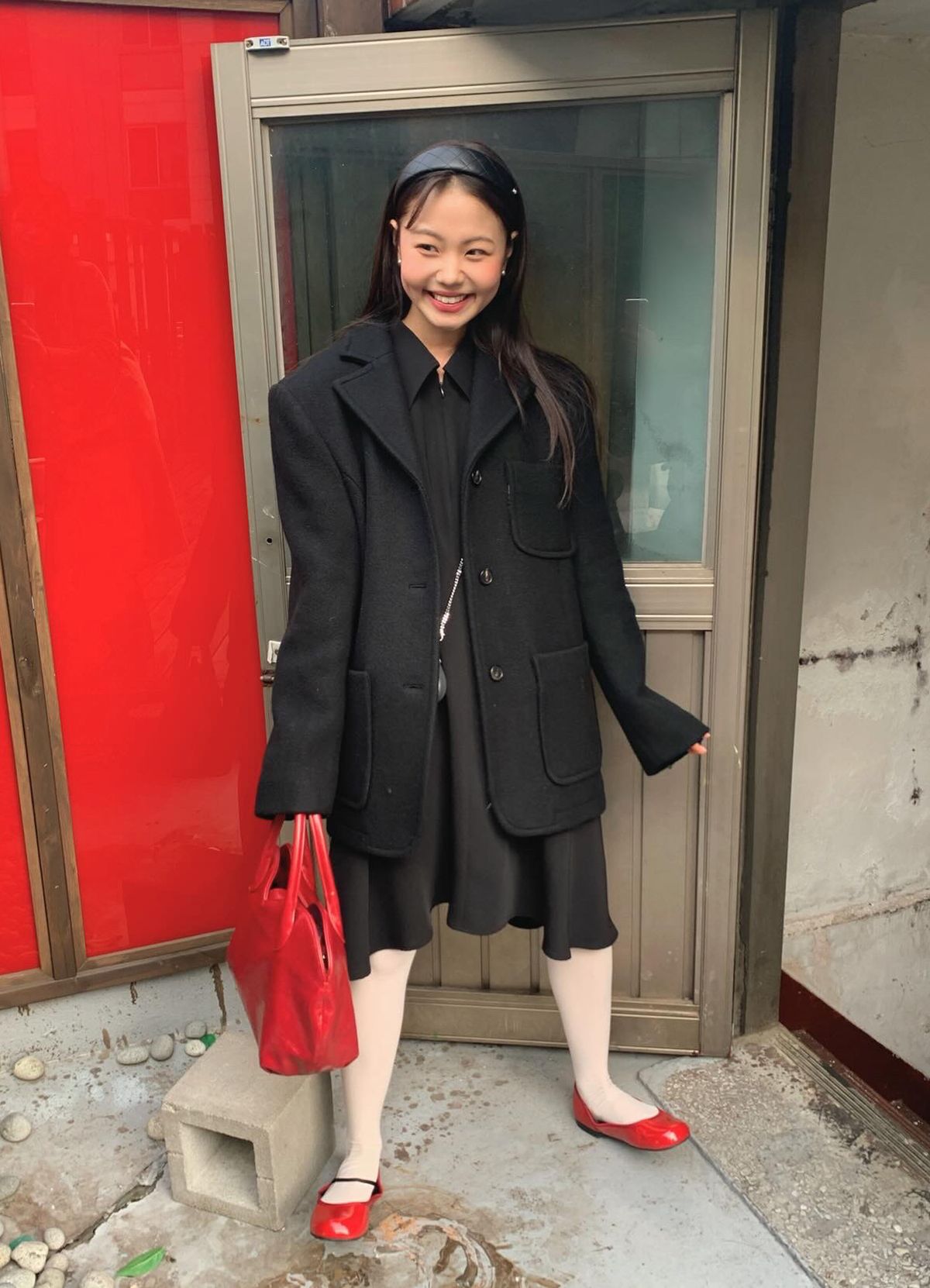 폴앤앨리스(PAUL&ALICE) WOOL BLAZER COAT / BLACK