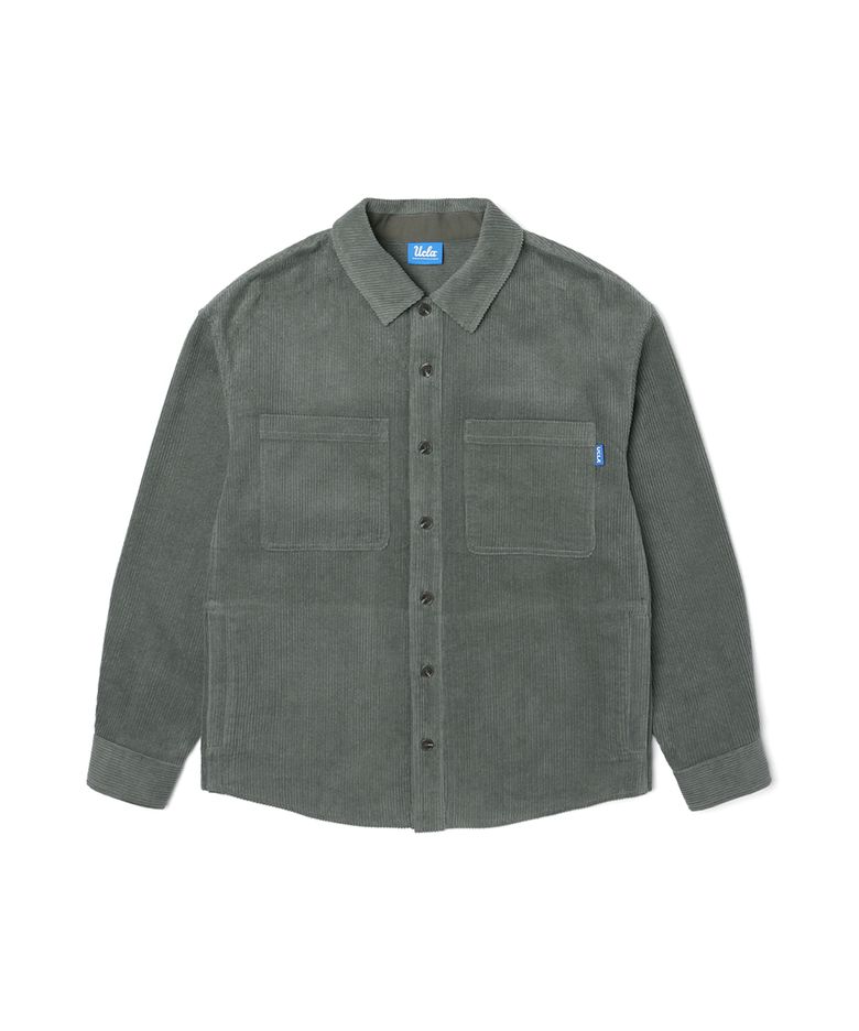남성 코듀로이 투 포켓 셔켓[KHAKI](UZALS01_65)