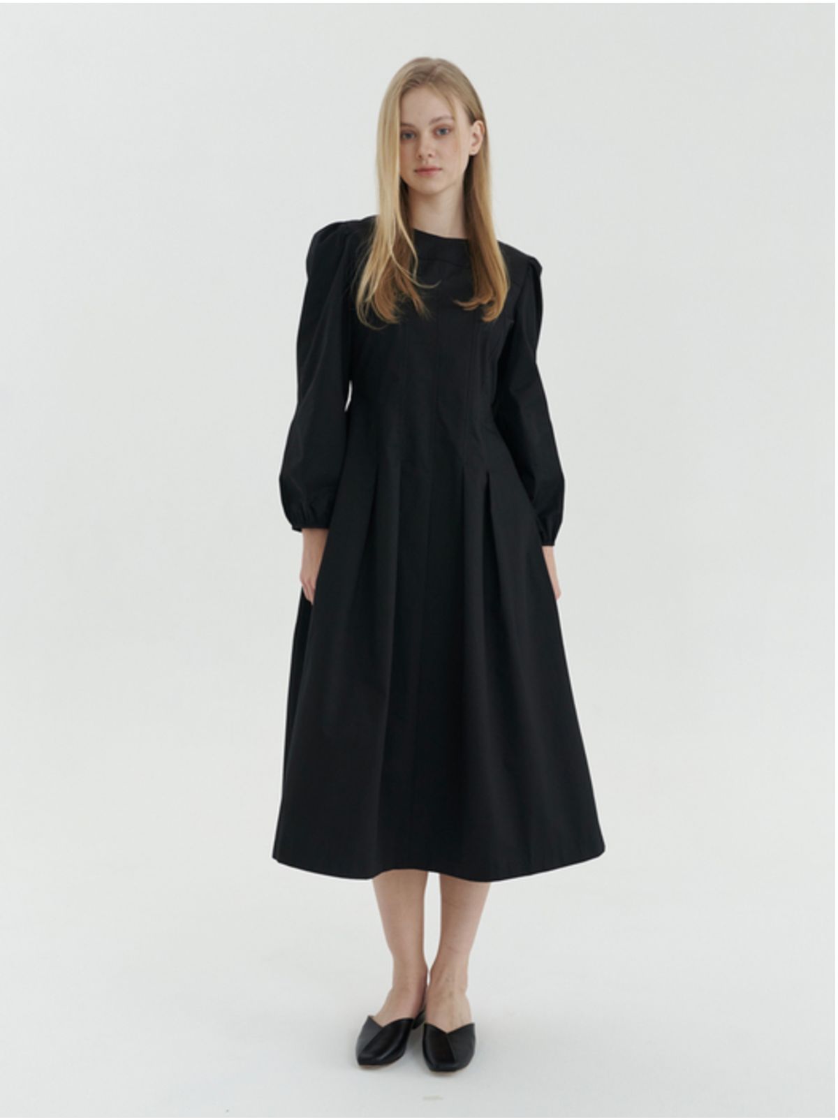 카인더베이비(KINDABABY) black frenchmood one piece (long sleeve ver.)