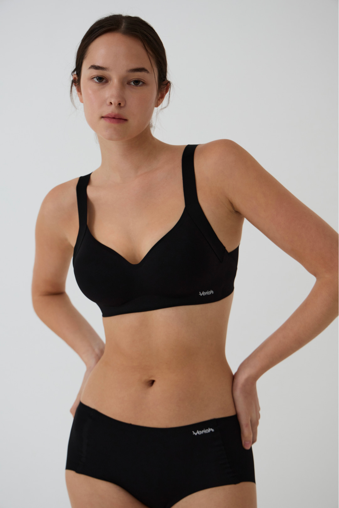 MUSINSA公式 | VERISH COOL FIT BRA VOLUME SUPPORT - BLACK