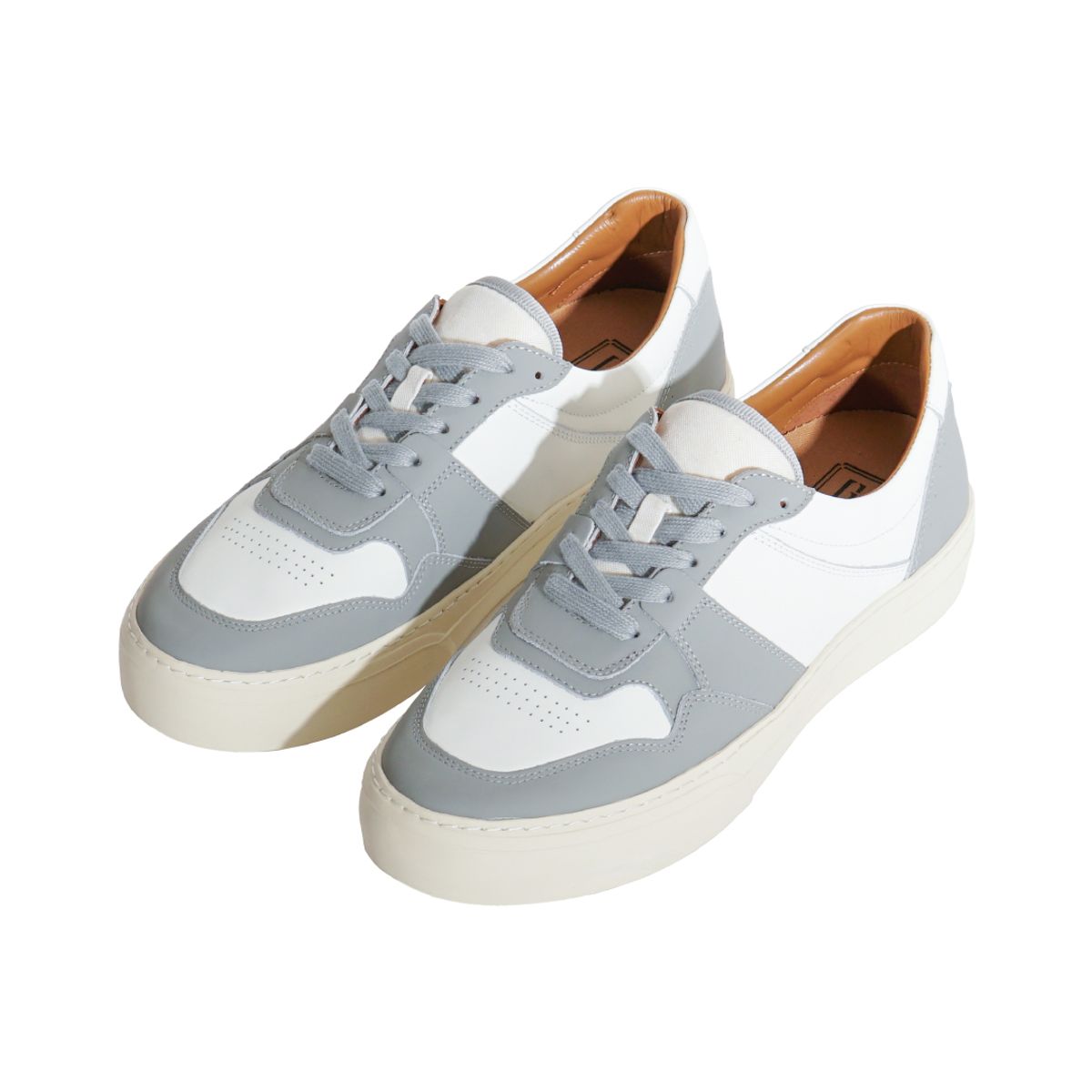 길프(GUILF) Chester Retro Sneakers in Kipskin Wolf Grey