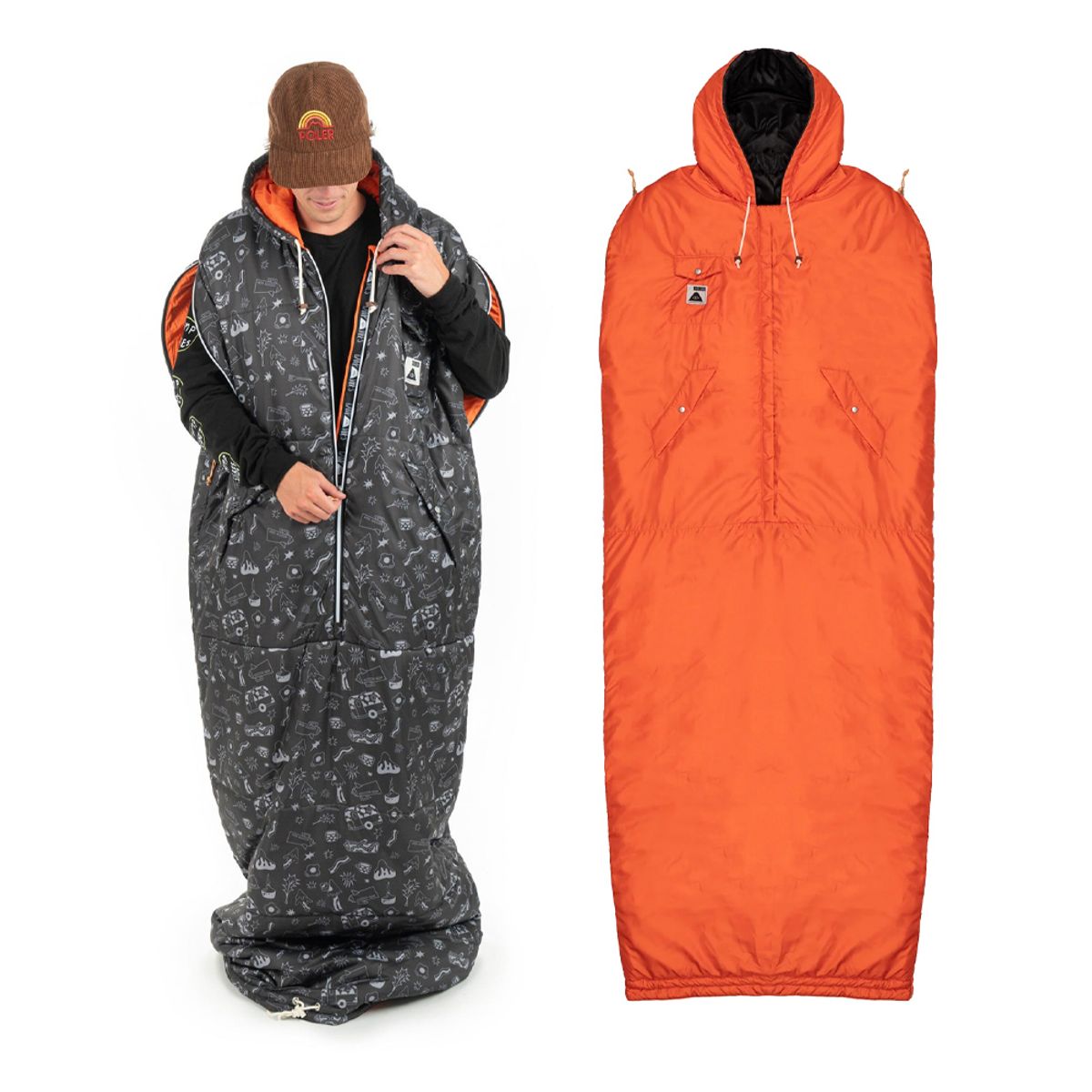 폴러스터프(POLERSTUFF) 양면 냅색 CAMPERBLACK