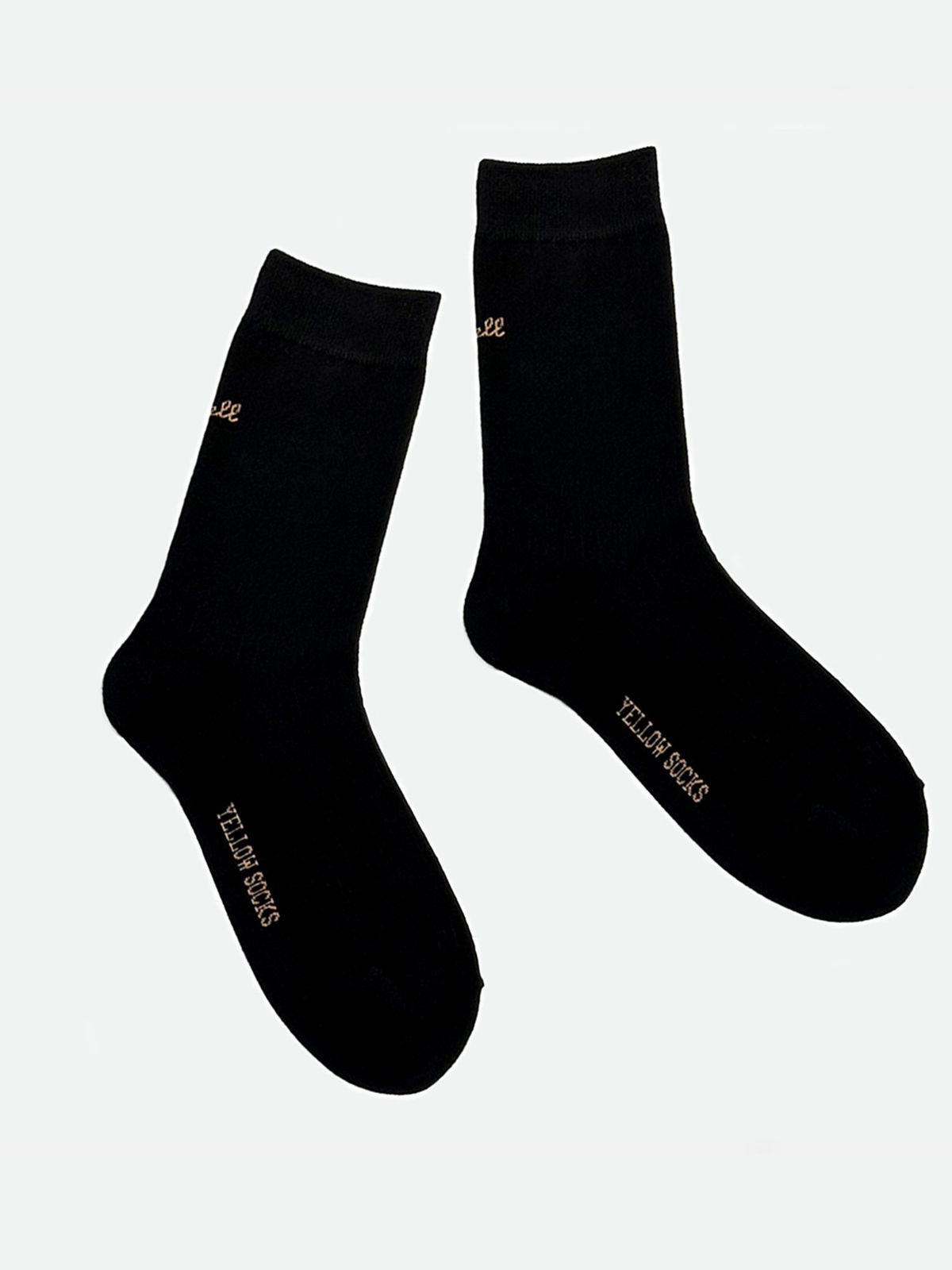 옐로우삭스(YELLOWSOCKS) 옐 골지 블랙