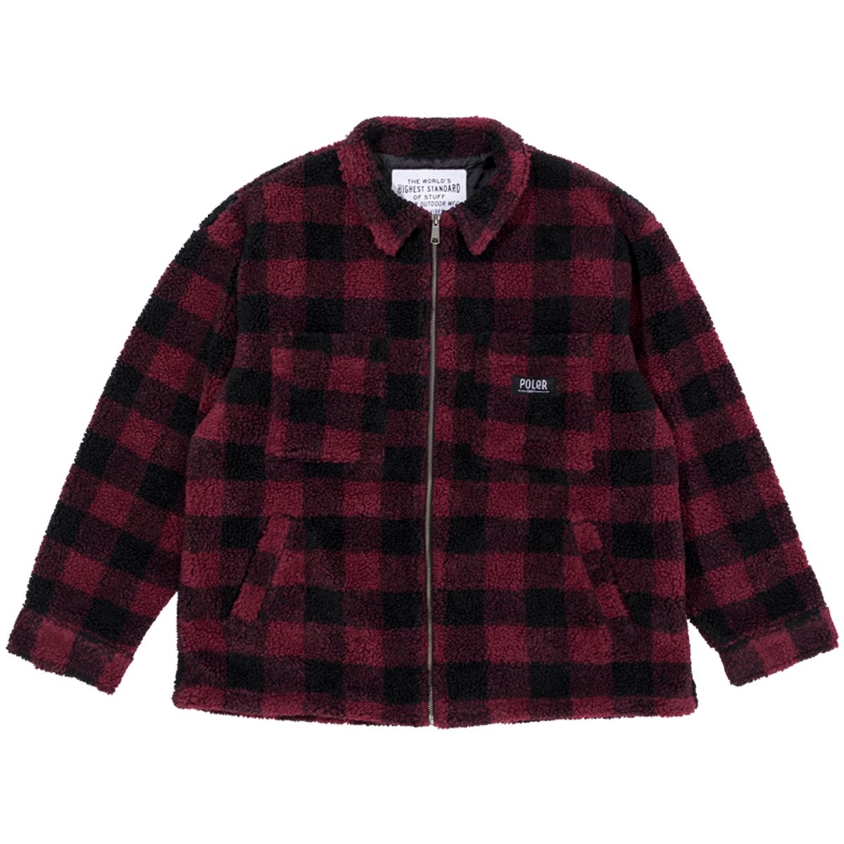 폴러스터프(POLERSTUFF) CPO 보아 집 자켓 RED BUFFALO