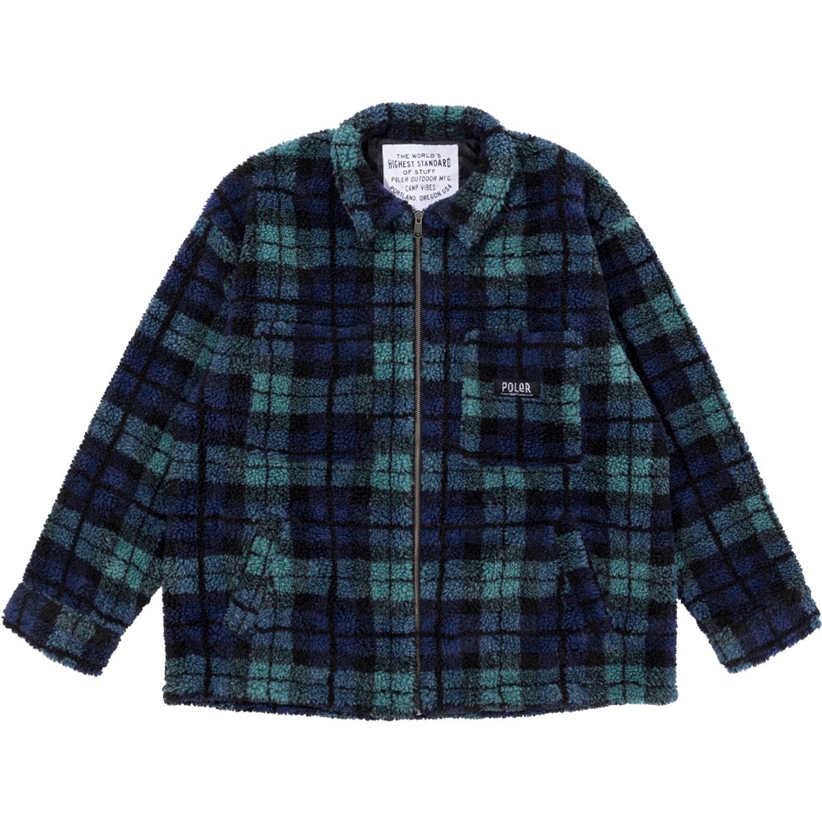 폴러스터프(POLERSTUFF) CPO 보아 집 자켓 BLACK WATCH