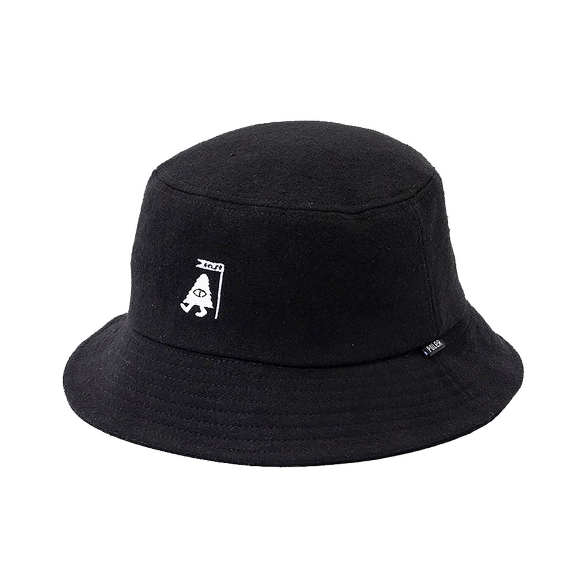 폴러스터프(POLERSTUFF) 울 버킷 햇 BLACK