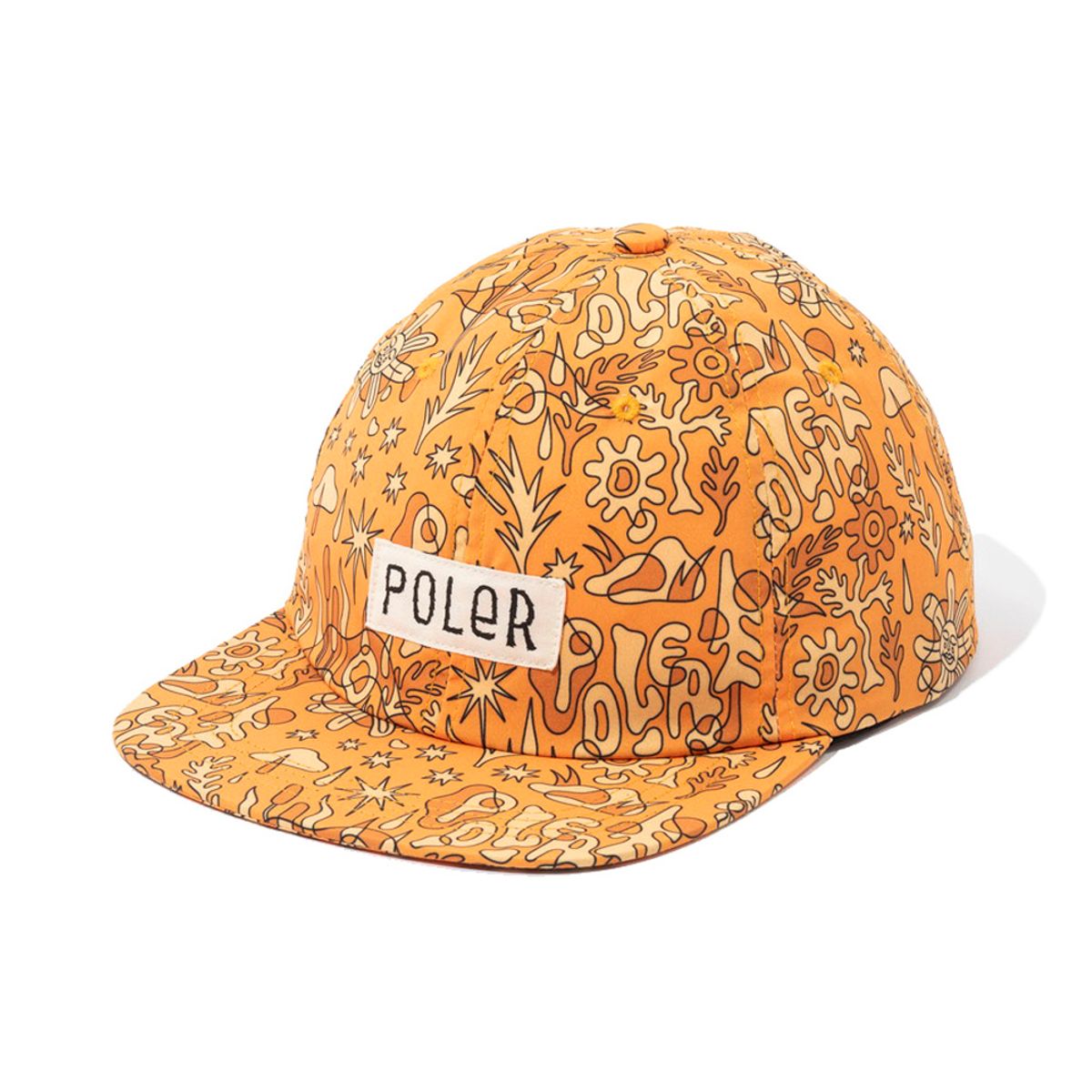 폴러스터프(POLERSTUFF) 올 오버 6P 캡 ORANGE