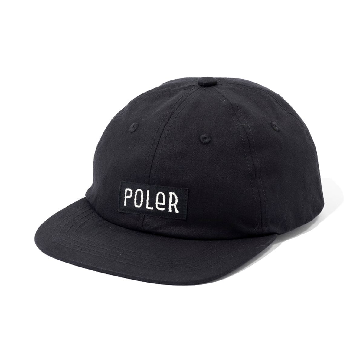 폴러스터프(POLERSTUFF) 코튼 6P 캡 BLACK
