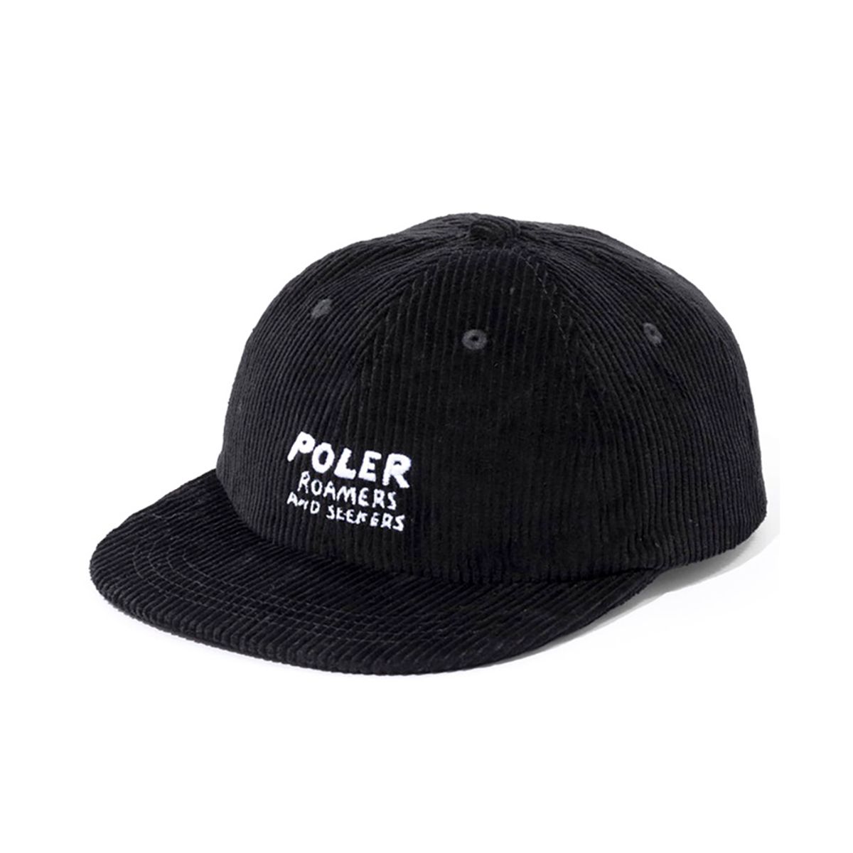 폴러스터프(POLERSTUFF) 폴러 로머스 앤드 시커 코듀로이 캡 BLACK