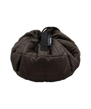 DUMPLING QUILTING STORAGE CROSS BAG (BROWN) / RECYCLED