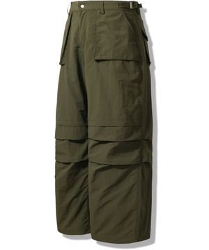 [SEASON OFF] 볼륨 포켓 핀턱 팬츠 - 카키