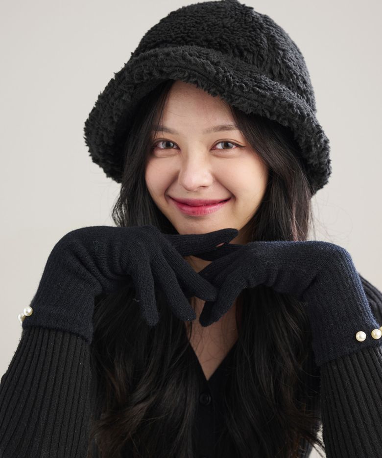 데이닉 뽀글이 양털 벙거지 모자 3color
